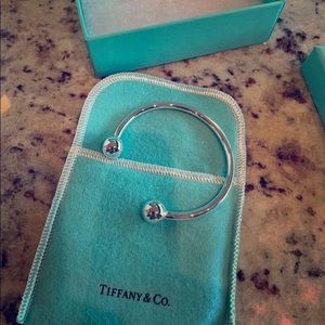 Tiffany & co sterling steel bracelet